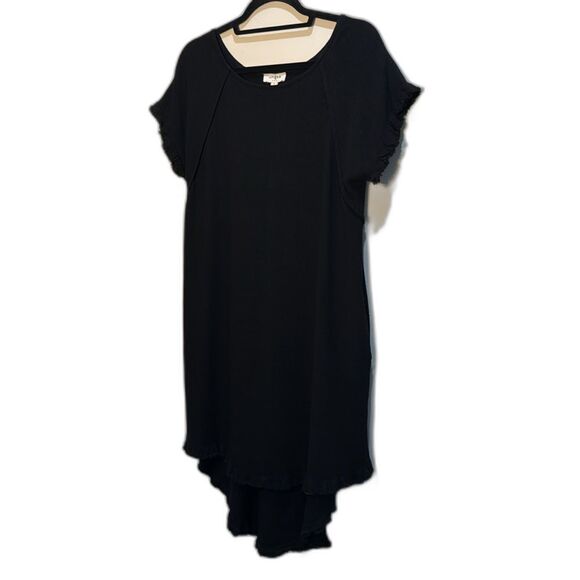 Umgee Linen Blend Boho Beachy High Low Frayed Hem Spring Summer Dress Size Small - Picture 13 of 13